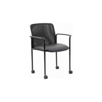 black chair with wheels
